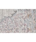 Cecily Area Rug Feizy Cecily Luxury & Glam Medallion, Ivory/Gray/Pink, 8' x 8' Square Square Rug