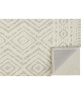 Feizy Anica Moroccan Wool Rug w/Diamonds, Ivory/Natural Tan, 4ft x 6ft Accent Rug