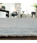 Feizy Brighton Casual Abstract, Blue/Ivory/Silver, 2' x 3' Accent Rug