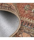 Percy Area Rug Feizy Percy Vintage Medallion Rug, Pink Clay/Charcoal Gray, 2ft x 3ft Accent Rug