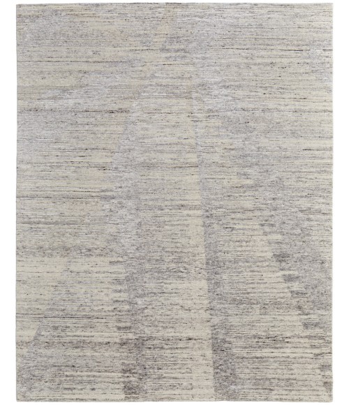 Feizy Brighton Casual Abstract, Ivory/Taupe/Silver, 2' x 3' Accent Rug
