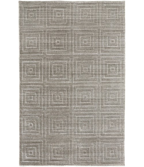 Feizy Redford Minimal Viscose Rug, Beige/Gray, 3'-6" x 5'-6" Area Rug