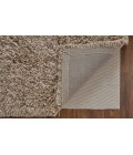 Feizy Stoneleigh Luxury & Glam Solid, Tan/Ivory, 9' x 12' Area Rug