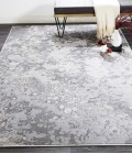 Micah Area Rug Feizy Micah Industrial Abstract, Silver/Gray/White, 13' x 20' Area Rug