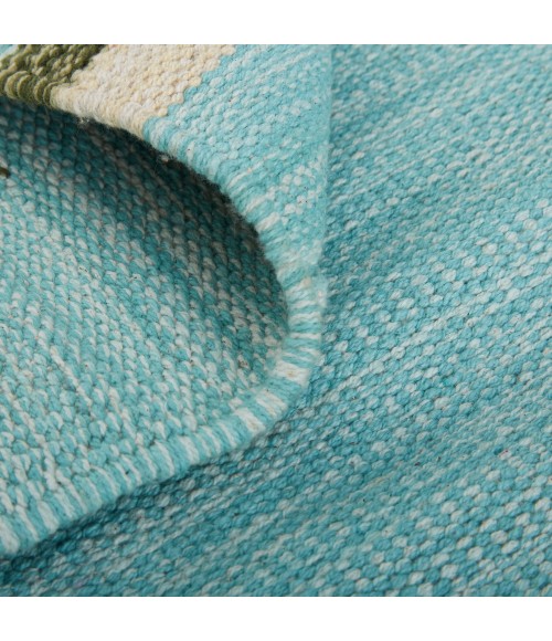 Dharma Area Rug Feizy Dharma Southwestern, Blue/Green/Tan, 8' x 10' Area Rug