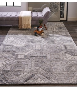 Feizy Asher 8772F MEDIUM GREY Area Rug 9 ft. X 12 ft. Rectangle