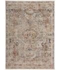 Feizy Kaia Vintage Medallion, Tan/Orange/Red, 3' x 5' Accent Rug
