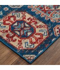 Feizy Nolan Vinatge Style Tribal Kazak Rug, Classic Blue/True Red, 10ft x 13ft-2in