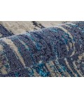 Feizy Indio Industrial Abstract, Tan/Blue/Ivory, 8' x 10' Area Rug