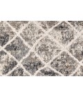 Kano Area Rug Feizy Kano Casual Diamond, Ivory/Gray/Taupe, 8'-9" x 8'-9" Round Rug