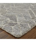 Asher Area Rug Feizy Asher Industrial Geometric, Taupe/Gray/Ivory, 9' x 12' Area Rug