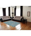Feizy Brixton Bohemian & Eclectic Geometric, Blue/Ivory/Taupe, 10' x 13'-2" Area Rug