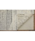 Feizy Brighton Casual Abstract, Ivory/Gray, 8' x 8' Round Rug