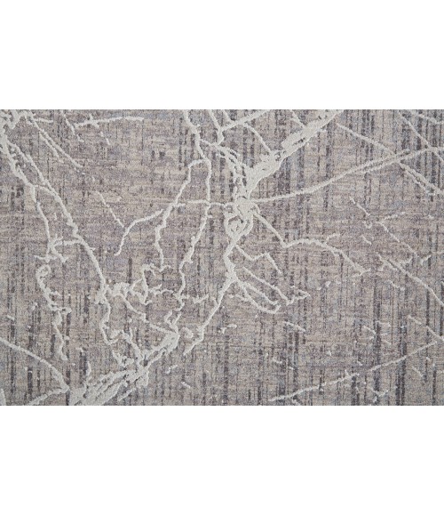 Lennon Area Rug Feizy Lennon Modern Marble Rug, Beige/Ivory, 1'-8" X 2'-10" Area Rug