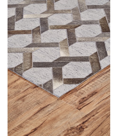 Feizy Fannin STEEL/STORM 7380752F 9 ft. 6 in. X 13 ft. 6 in. Rectangle Rug