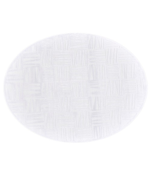 Feizy Saphir Mira WHITE/WHITE Rug 6803493F 7 ft. 6 in. X 7 ft. 6 in. Round - Rugs Town Feizy Saphir Mira WHITE/WHITE 6803493F 7 ft. 6 in. X 7 ft. 6 in. Round Rug