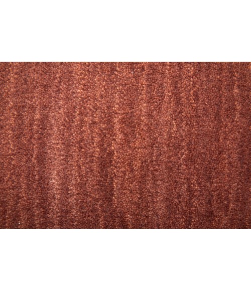 Feizy Luna Casual Solid, Orange/Red, 9'-6" x 13'-6" Area Rug