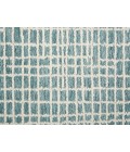Feizy Maddox Modern Tufted Architectural Rug, Teal/Stillwater Blue, 8ft x 10ft