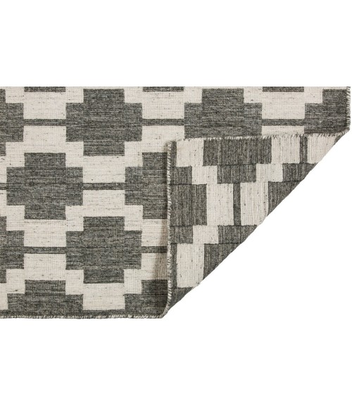 Harounian Aba Ivory - Grey AB-01 8 ft. X 10 ft. Rectangle Rug