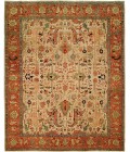 Harounian Antique Heriz Ivory - Rust 101 9 ft. X 12 ft. Rectangle Rug