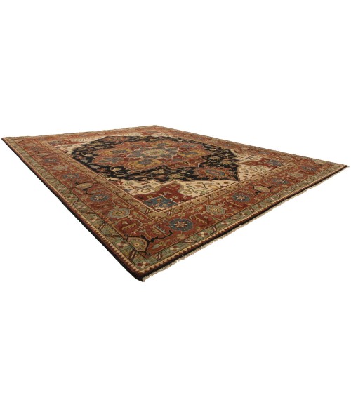 Harounian Antique Heriz Blue - Red 106 6 ft. X 9 ft. Rectangle Rug
