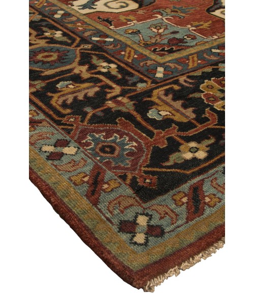 Harounian Antique Heriz Red - Blue 106 6 ft. X 9 ft. Rectangle Rug