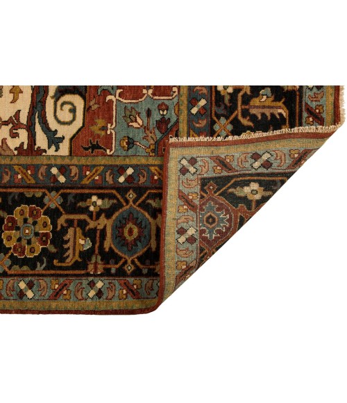 Harounian Antique Heriz Red - Blue 106 6 ft. X 9 ft. Rectangle Rug