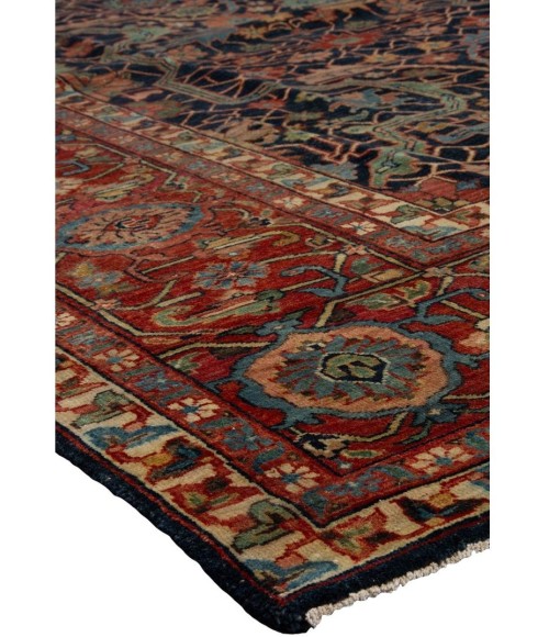 Harounian Antique Heriz Blue - Red Rug 121 9'x12' - Rugs Town Harounian Antique Heriz Blue - Red 121 9 ft. X 12 ft. Rectangle Rug