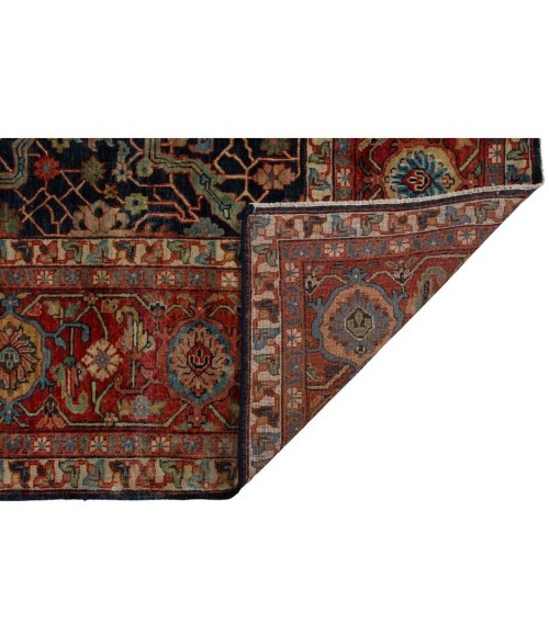 Harounian Antique Heriz Blue - Red Rug 121 9'x12' - Rugs Town Harounian Antique Heriz Blue - Red 121 9 ft. X 12 ft. Rectangle Rug