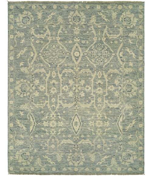 Harounian Aria Medium Blue AR-2 6 ft. X 9 ft. Rectangle Rug