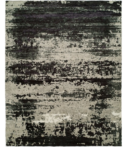 Harounian Avalon Grey - Black AV-9718 10 ft. X 14 ft. Rectangle Rug