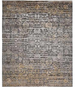 Harounian Celest Black - Silver CL-14 9 ft. X 12 ft. Rectangle Rug