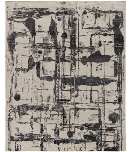 Harounian Charlotte Charcoal - Ivory CA-67 10 ft. X 14 ft. Rectangle Rug