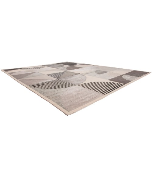Harounian Coco Ivory - Silver 11816-G 8 ft. X 10 ft. Rectangle Rug