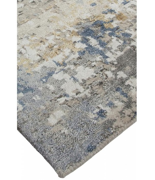 Harounian Fantasy Grey - Blue Rug FA-632 6'x9' - Rugs Town Harounian Fantasy Grey - Blue FA-632 6 ft. X 9 ft. Rectangle Rug