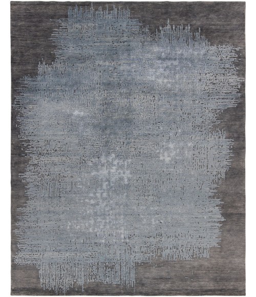 Harounian Fusion Slate-Blue US-06 10 ft. X 14 ft. Rectangle Rug