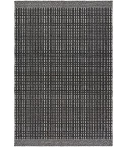 Harounian Kilim Casablanca Silver - Charcoal 83021 9 ft. X 12 ft. Rectangle Rug