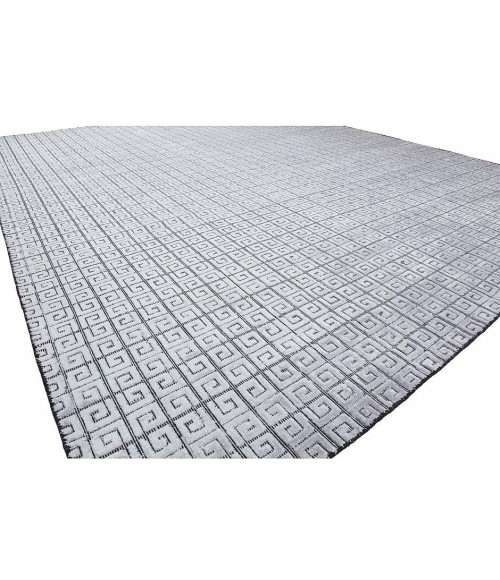 Harounian Latitude Black - Silver LA-3078 6 ft. X 9 ft. Rectangle Rug