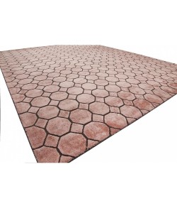 Harounian Latitude Pink - Charcoal LA-3151 9 ft. X 12 ft. Rectangle Rug