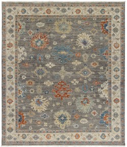 Harounian Majestic Oushak Grey-Ivory MAJ-105 9 ft. X 12 ft. Rectangle Rug