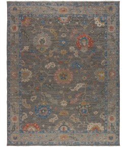 Harounian Majestic Oushak Grey-Grey MAJ-106 9 ft. X 12 ft. Rectangle Rug