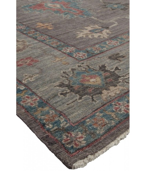 Harounian Majestic Oushak Plum-Grey Rug MAJ-103 6'x9' - Rugs Town Harounian Majestic Oushak Plum-Grey MAJ-103 6 ft. X 9 ft. Rectangle Rug