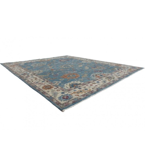 Harounian Majestic Oushak Blue-Ivory Rug MAJ-104 2'6"x10' - Rugs Town Harounian Majestic Oushak Blue-Ivory MAJ-104 2 ft. 6 in. X 10 ft. Rectangle Rug