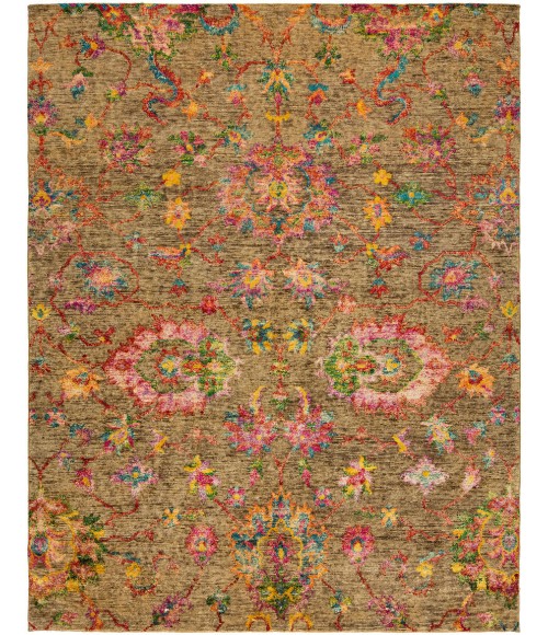 Harounian Melody Gold ME-3067 6 ft. X 9 ft. Rectangle Rug