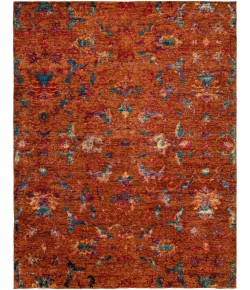 Harounian Melody Orange ME-3068 9 ft. X 12 ft. Rectangle Rug