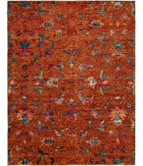 Harounian Melody Orange ME-3068 8 ft. X 10 ft. Rectangle Rug