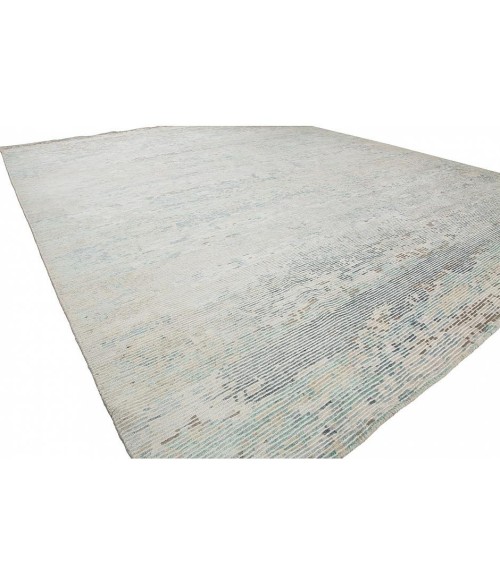 Harounian Milan Silver - Blue MI-90 9 ft. X 12 ft. Rectangle Rug