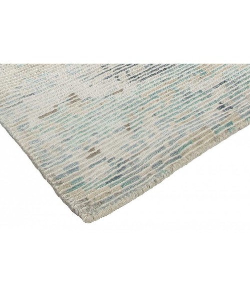 Harounian Milan Silver - Blue MI-90 9 ft. X 12 ft. Rectangle Rug