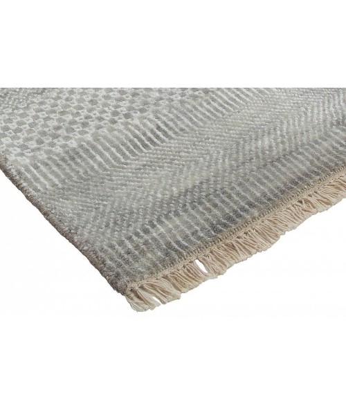 Harounian Mirage Grey - Silver MT-103 8 ft. X 10 ft. Rectangle Rug