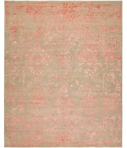 Harounian Mystique Grey - Pink MY-6048 9 ft. X 12 ft. Rectangle Rug
